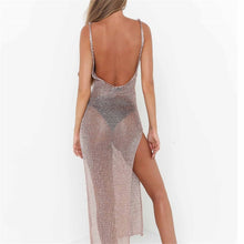 Load image into Gallery viewer, Mesh Cover Up Knitted Beach Dress
