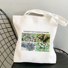 Load image into Gallery viewer, Graphic Canvas Shopper Bag
