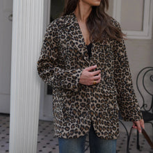 Load image into Gallery viewer, Leopard Print Blazer
