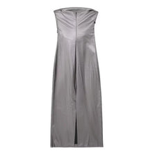 Load image into Gallery viewer, Metallic Strapless Midi Dress
