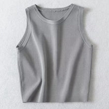 Load image into Gallery viewer, Ribbed Knit Basic Sleeveless Top
