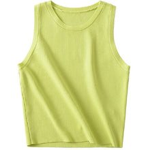 Load image into Gallery viewer, Ribbed Knit Basic Sleeveless Top
