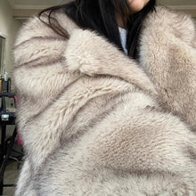 Load image into Gallery viewer, Faux Fur Oversized Coat
