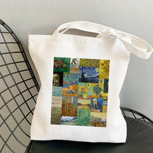 Load image into Gallery viewer, Graphic Canvas Shopper Bag
