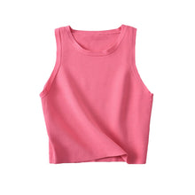 Load image into Gallery viewer, Ribbed Knit Basic Sleeveless Top
