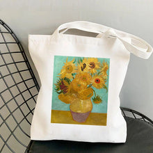 Load image into Gallery viewer, Graphic Canvas Shopper Bag
