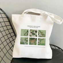 Load image into Gallery viewer, Graphic Canvas Shopper Bag
