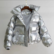 Load image into Gallery viewer, Mettalic Puffer Jacket
