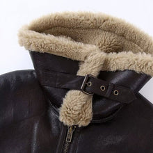 Load image into Gallery viewer, Faux Shearling Cropped Jacket
