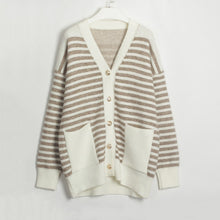 Load image into Gallery viewer, Striped Knitted Cardigan
