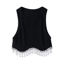 Load image into Gallery viewer, Knit Top With Rhinestones
