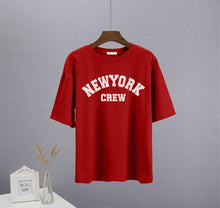 Load image into Gallery viewer, New York Print Oversized T-shirt
