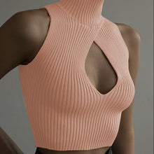 Load image into Gallery viewer, Cut Out Knitted Turtleneck Top
