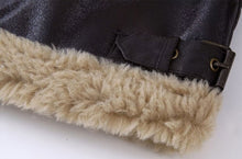 Load image into Gallery viewer, Faux Shearling Cropped Jacket
