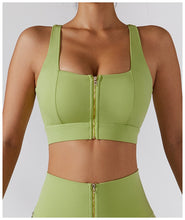 Load image into Gallery viewer, Two Piece Front Zipper Yoga Set
