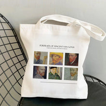 Load image into Gallery viewer, Graphic Canvas Shopper Bag
