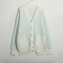 Load image into Gallery viewer, Striped Knitted Cardigan
