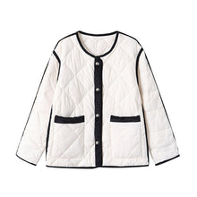 Load image into Gallery viewer, Contrast Trim Quilted Jacket
