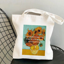 Load image into Gallery viewer, Graphic Canvas Shopper Bag
