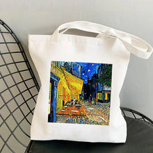 Load image into Gallery viewer, Graphic Canvas Shopper Bag
