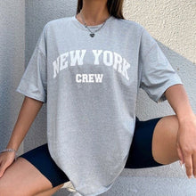 Load image into Gallery viewer, New York Print Oversized T-shirt
