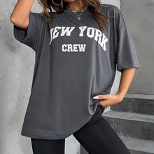 Load image into Gallery viewer, New York Print Oversized T-shirt
