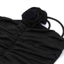 Load image into Gallery viewer, Floral Detail Ruched Bodycon Dress
