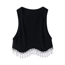 Load image into Gallery viewer, Knit Top With Rhinestones
