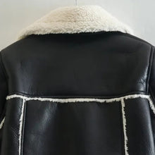 Load image into Gallery viewer, Faux Shearling Cropped Jacket
