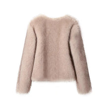 Load image into Gallery viewer, Cropped Faux Fur Jacket
