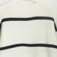 Load image into Gallery viewer, Striped Basic Long Sleeve Sweater
