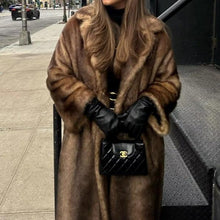 Load image into Gallery viewer, Faux Fur Long Coat
