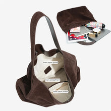 Load image into Gallery viewer, Suede Tote Bag
