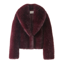 Load image into Gallery viewer, Tia Faux Fox Fur Coat
