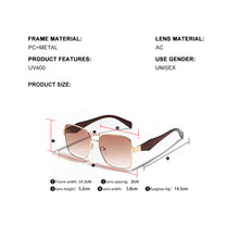 Load image into Gallery viewer, Square Classic Sunglasses UV400
