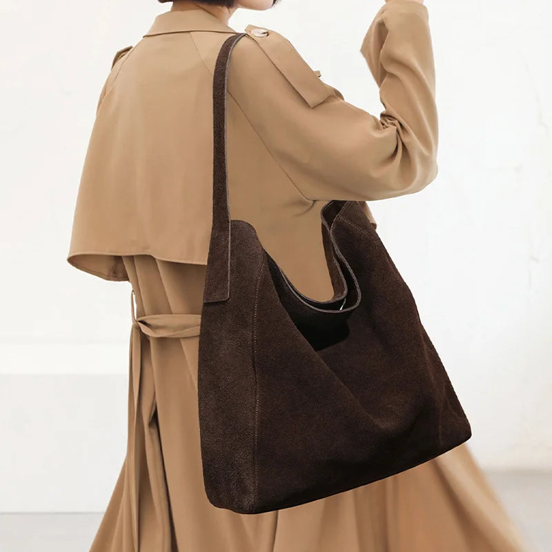 Suede Tote Bag – Silistro