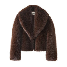 Load image into Gallery viewer, Tia Faux Fox Fur Coat
