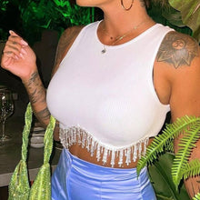 Load image into Gallery viewer, Knit Top With Rhinestones

