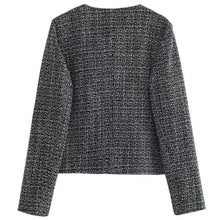 Load image into Gallery viewer, Tweed Long Sleeve Blazer
