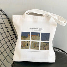 Load image into Gallery viewer, Graphic Canvas Shopper Bag
