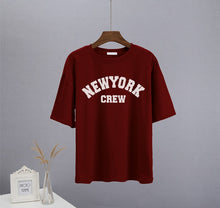 Load image into Gallery viewer, New York Print Oversized T-shirt
