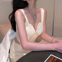Load image into Gallery viewer, Knitted Hollow Out Backless Top
