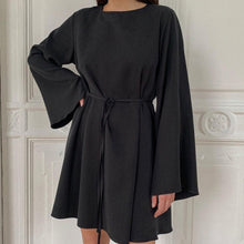 Load image into Gallery viewer, Flared Sleeve Chiffon Mini Dress
