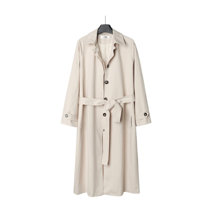 Maxi Trench Coat With Belt