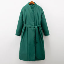 Load image into Gallery viewer, Belted Maxi Duvet Coat
