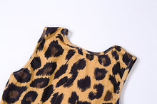 Load image into Gallery viewer, Leopard Print Backless Bodycon Dress
