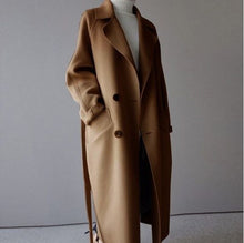 Load image into Gallery viewer, Wool Blended Long Coat
