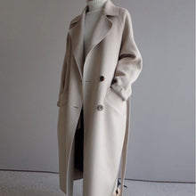 Load image into Gallery viewer, Wool Blended Long Coat
