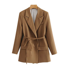 Load image into Gallery viewer, Wrap Long Sleeve Blazer
