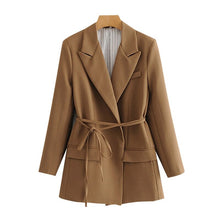 Load image into Gallery viewer, Wrap Long Sleeve Blazer
